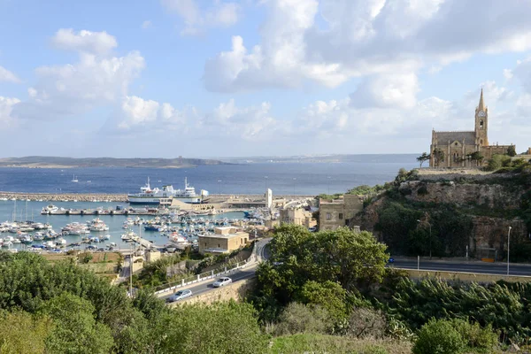 Порт Мджар на невеликі острові Гозо - Мальта — стокове фото