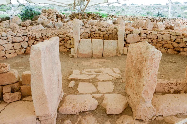 Complejo de templos de Agar Qim encontrado en la isla de Malta —  Fotos de Stock