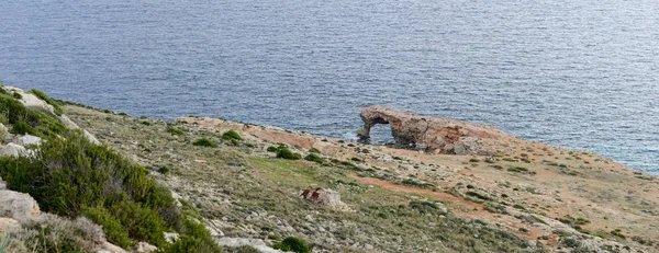 La costa en el complejo del templo de Hagar Qim, Malta —  Fotos de Stock