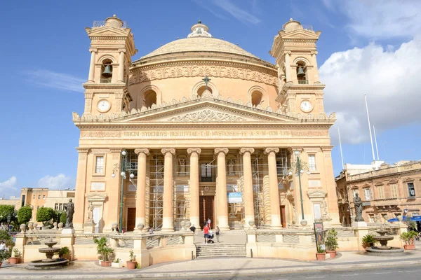 Kostel Nanebevzetí Panny Marie v Mostě, Malta — Stock fotografie