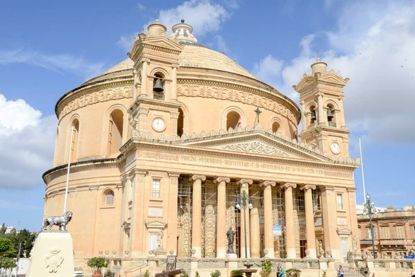 Iglesia de la Asunción de Nuestra Señora en Mosta, Malta — Foto de Stock