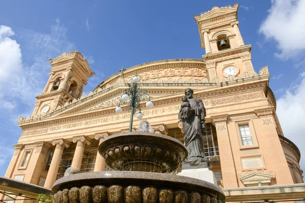 Kerk van de aanname van onze lieve vrouw van Mosta, Malta — Stockfoto
