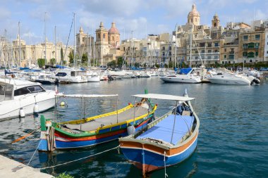 Bir Valletta bay, Malta karşısında Üç şehirlerin Vittoriosa