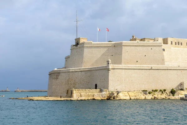 Форт Сент-Анджело, Витториоса, Мальта — стоковое фото