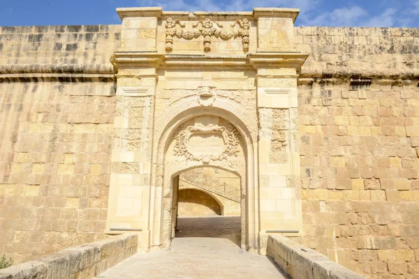 Den historiska staden av Birgu (Vittoriosa), Malta — Stockfoto