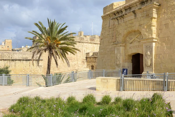 Zabytkowego miasta Birgu (Vittoriosa), Malta — Zdjęcie stockowe