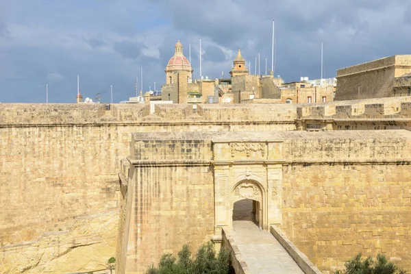 La histórica ciudad de Birgu (Vittoriosa), Malta —  Fotos de Stock