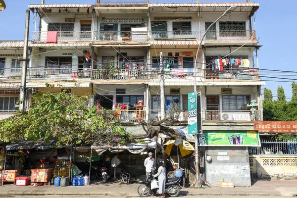 Casa em Battambang no Camboja — Fotografia de Stock