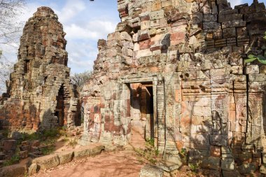 Battambang Kamboçya Tarih tapınakta Phnom Banan