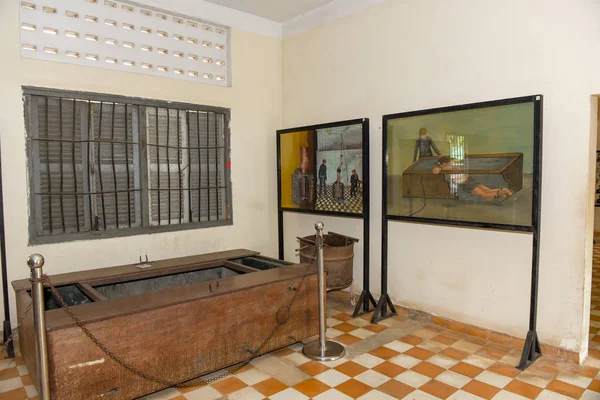 S21 prison at Phnom Penh on Cambodia — Stock Photo, Image