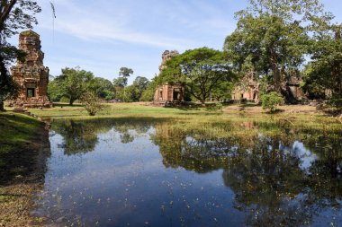 Angkor Thom Siemreap tarih itibariyle Preah Khan'ın kalıntıları 