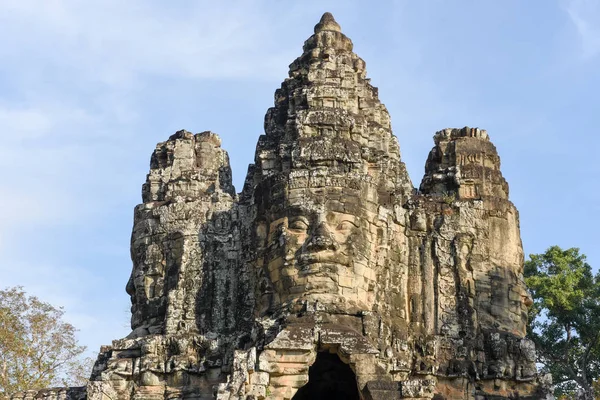 Portão sul para Angkor Thom, Camboja — Fotografia de Stock