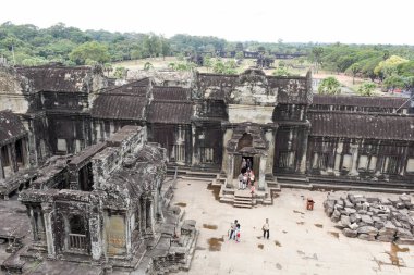 Angkor Wat Tapınağı'nda Siem reap, Kamboçya.