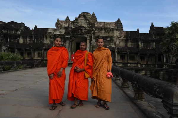 Angkor Wat temple at Siem Reap in Cambodia. — Stock Photo, Image