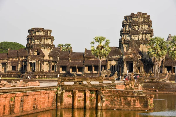 Angkor Wat Tapınağı'nda Siem reap, Kamboçya. — Stok fotoğraf