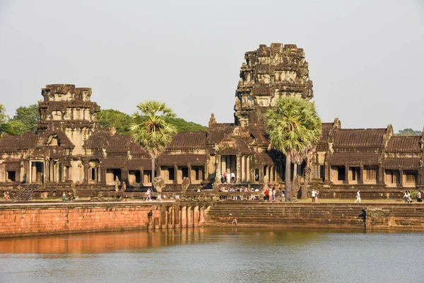 Tempel van Angkor Wat in Siem reap, Cambodja. — Stockfoto