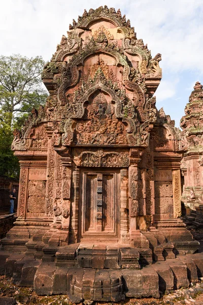 Świątynię Banteay Srei w Siem Reap, Kambodża. — Zdjęcie stockowe