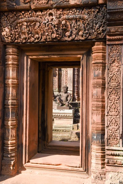 Ναό Banteay Srei στο Σιέμ Ριπ, Καμπότζη. — Φωτογραφία Αρχείου