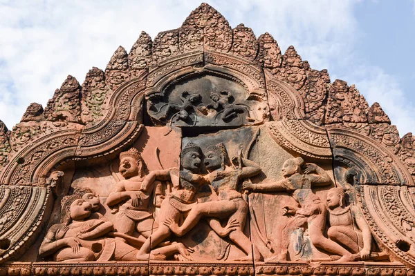 Banteay Srei храму в Сієм Ріп в Камбоджі. — стокове фото