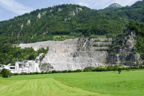 Cantera de piedra en Glarus, Suiza — Foto de Stock