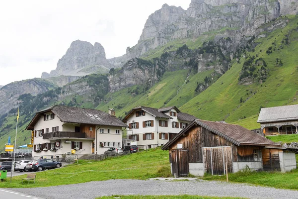 Деревня Урнербоден на швейцарских Альпах — стоковое фото