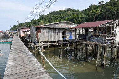 Balıkçı köyü, Ao Yai Koh Kood Island, Tayland