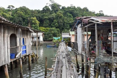 Balıkçı köyü, Ao Yai Koh Kood Island, Tayland