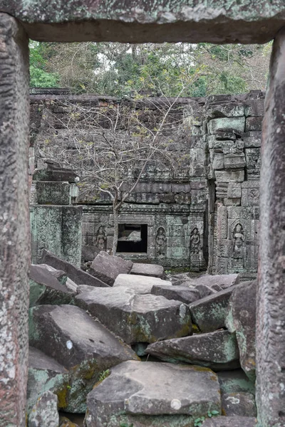 Starożytny Preah Khan świątyni Angkor. Siem Reap, Kambodża — Zdjęcie stockowe