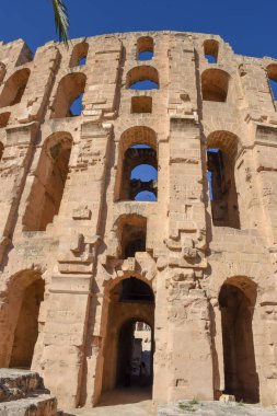 Tunus 'ta El Jem' in Roma amfitiyatrosu