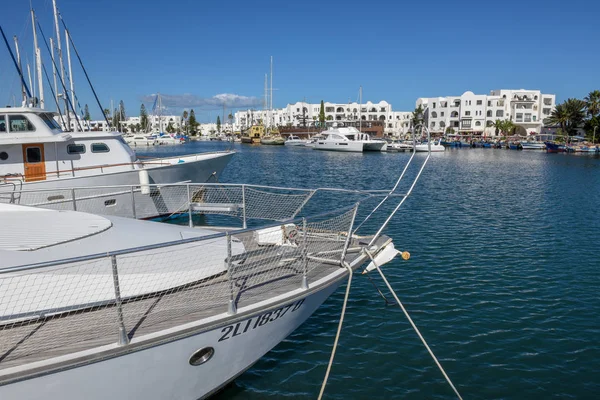 The port of El Kantaoui on Tunisia — Stock Photo, Image