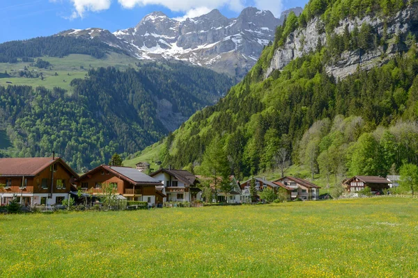 Paisaje rural de Engelberg en los Alpes suizos —  Fotos de Stock