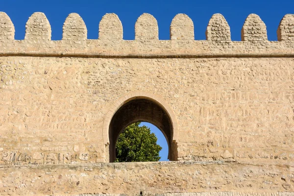Die Stadtmauern von Sousse auf Thunfisch — Stockfoto