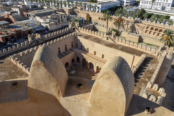 Castelo Le Ribat na Medina de Sousse na Tunísia — Fotografia de Stock