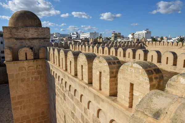 Kasteel Le Ribat op de medina van Sousse in Tunesië — Stockfoto