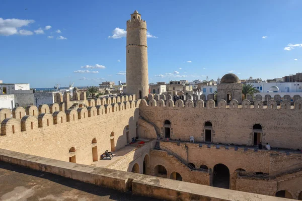 Castelo Le Ribat na Medina de Sousse na Tunísia — Fotografia de Stock