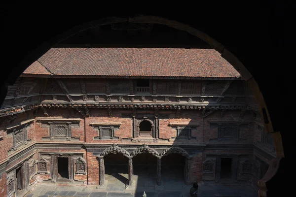 Templo de Durban quadrado em Patan perto de Kathmandu no Nepal — Fotografia de Stock