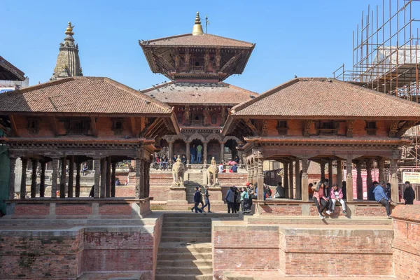 Temple of Durban square at Patan near Kathmandu on Nepal — Stock Photo, Image
