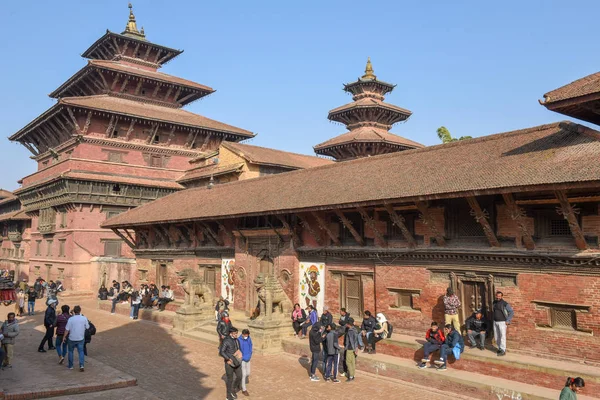 Temple de la place Durban à Patan près de Katmandou au Népal — Photo