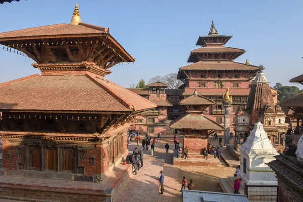 Temple de la place Durban à Patan près de Katmandou au Népal — Photo