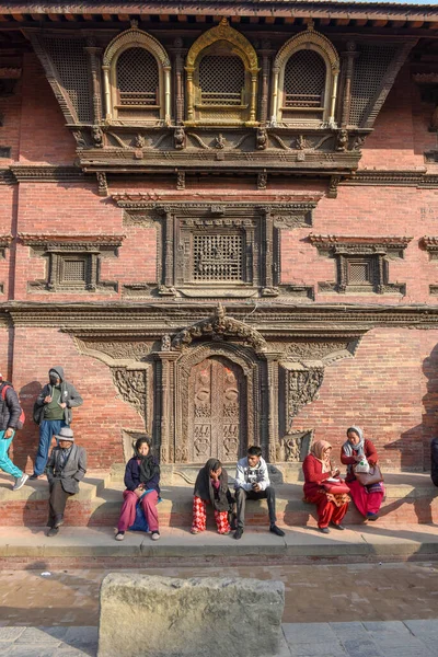 Temple of Durban square at Patan near Kathmandu in Nepal — Stock Photo, Image