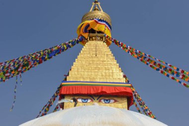 Katmandu, Nepal 'deki Bodhnath' ın stupası