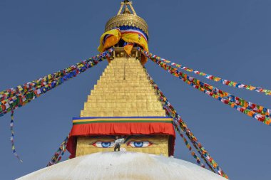 Katmandu, Nepal 'deki Bodhnath' ın stupası