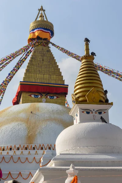 Bodhnatin tynkä Kathmandussa, Nepalissa — kuvapankkivalokuva