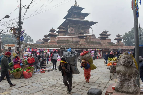 Храм Дурбанской площади в Катманду на Непале — стоковое фото