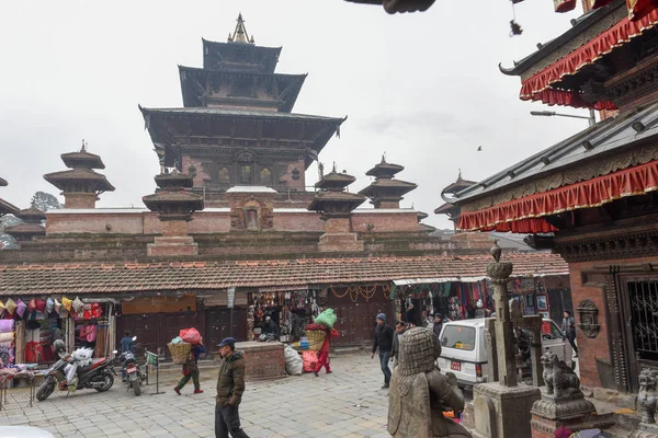 Nepal 'deki Katmandu' daki Durban Meydanı Tapınağı — Stok fotoğraf