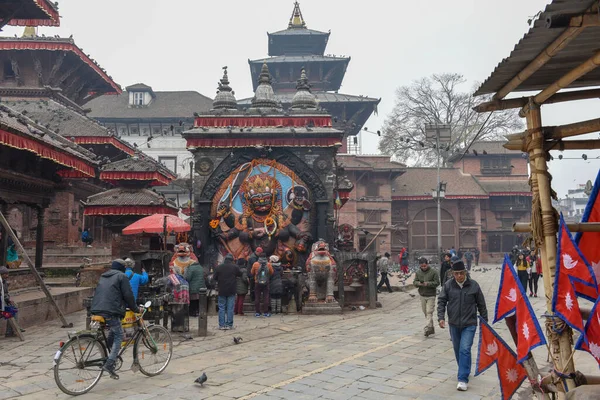 Katmandou Népal Janvier 2020 Temple Place Durban Katmandou Népal — Photo