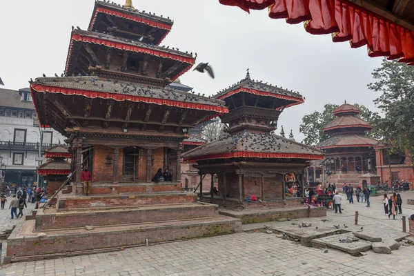 Катманду Непал Січня 2020 Храм Дурбанської Площі Катманду Непал — стокове фото