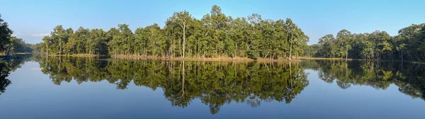 Hermoso Lago Tranquilo Parque Nacional Chitwan Nepal — Foto de Stock