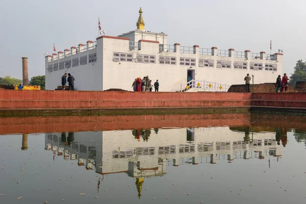 Lumbini Nepal Enero 2020 Lugar Nacimiento Del Templo Maya Devi — Foto de Stock