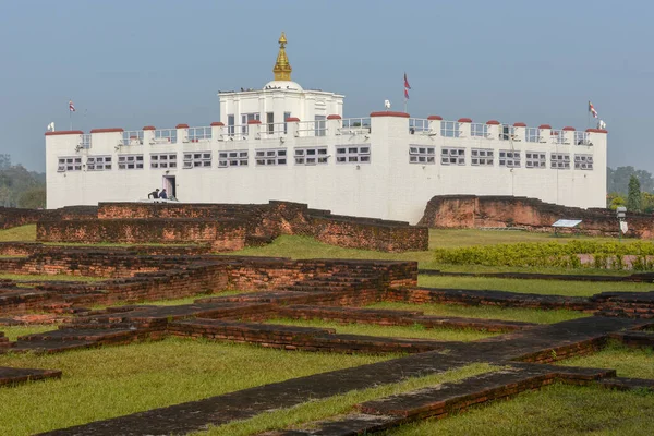 Lumbini Népal Janvier 2020 Lieu Naissance Temple Maya Devi Bouddha — Photo